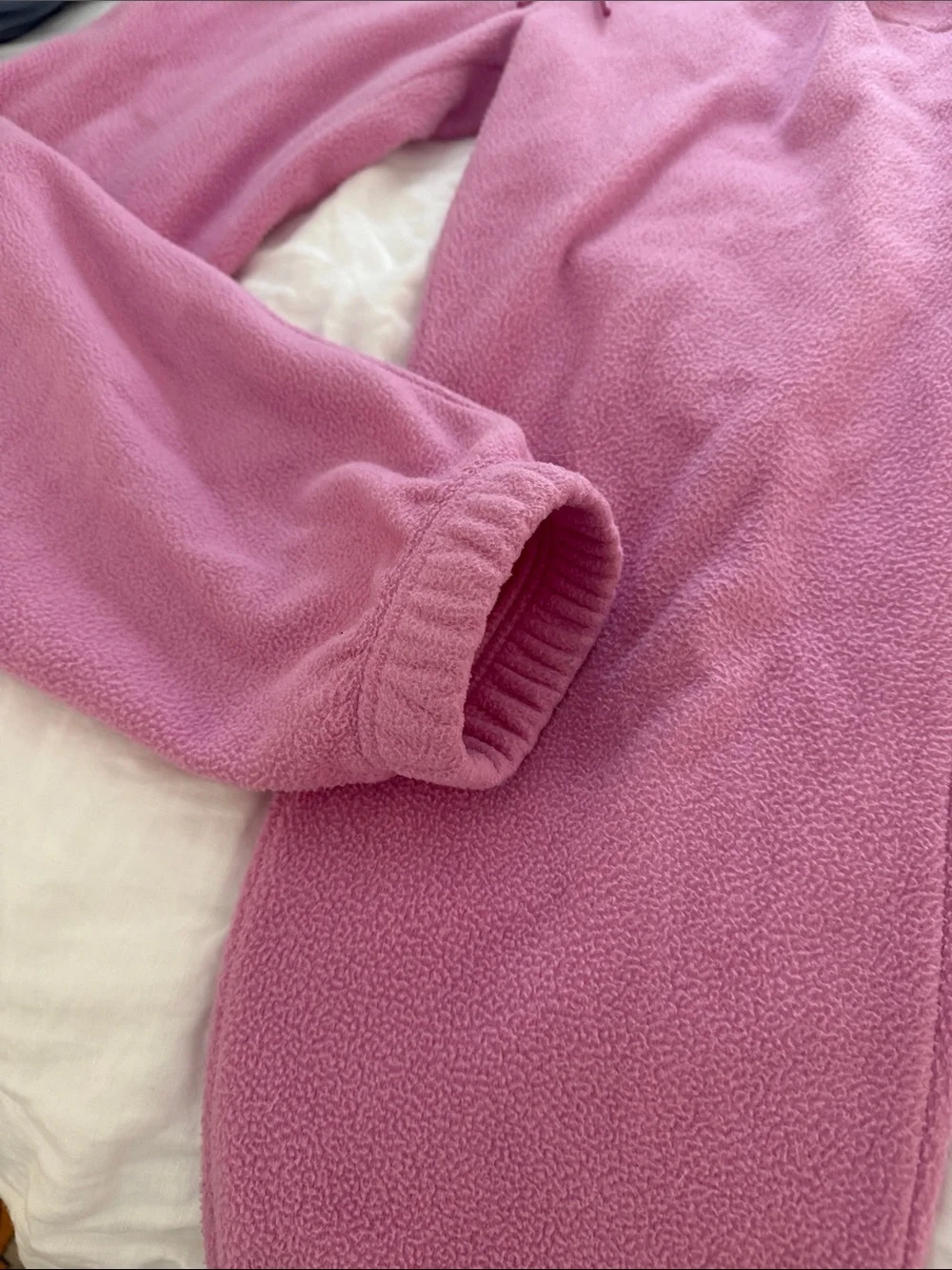 Outdoor Voices Lavender Pink Fleece Joggers - Picture 2 of 5
